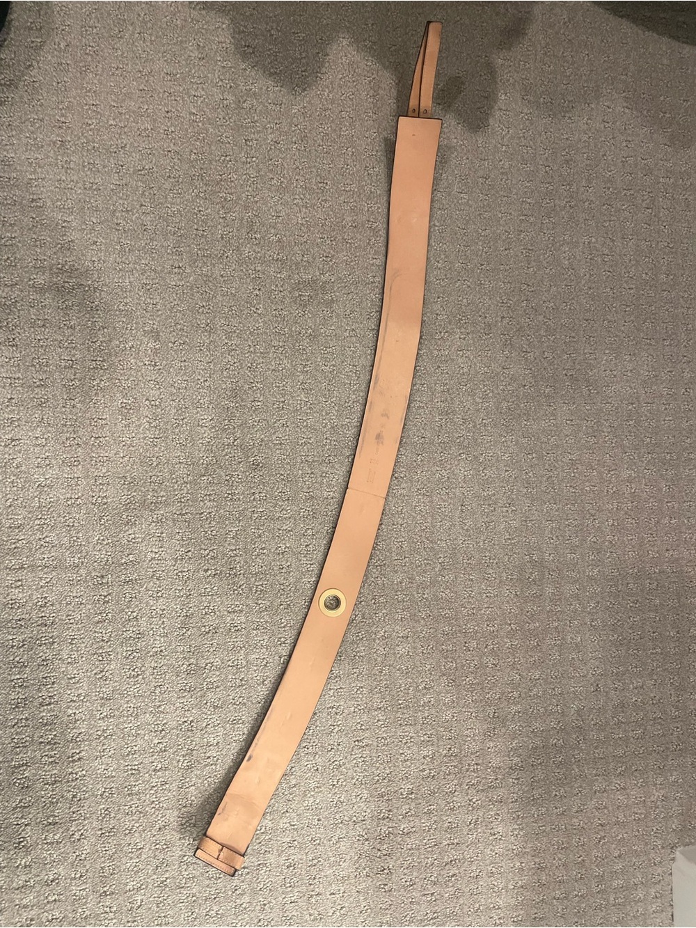 💋CHANEL Black and Tan Belt with Gold Buckles - Picture 6 of 7